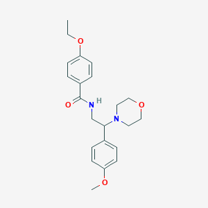 4-ethoxy-N-[2-(4-methoxyphenyl)-2-(morpholin-4-yl)ethyl]benzamide