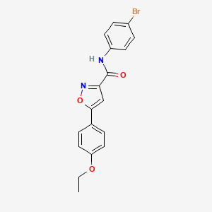 N-(4-bromophenyl)-5-(4-ethoxyphenyl)-1,2-oxazole-3-carboxamide