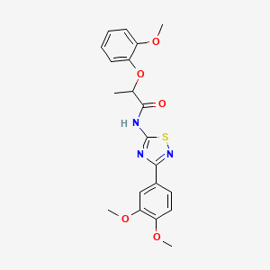 N-[3-(3,4-dimethoxyphenyl)-1,2,4-thiadiazol-5-yl]-2-(2-methoxyphenoxy)propanamide