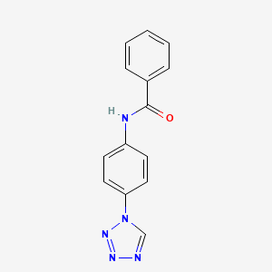 N-[4-(1H-tetrazol-1-yl)phenyl]benzamide