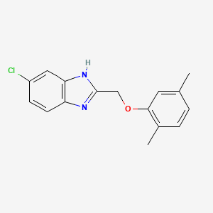 5-chloro-2-[(2,5-dimethylphenoxy)methyl]-1H-benzimidazole