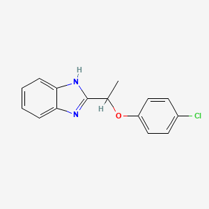 2-[1-(4-chlorophenoxy)ethyl]-1H-benzimidazole