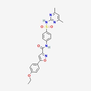 N-{4-[(4,6-dimethylpyrimidin-2-yl)sulfamoyl]phenyl}-5-(4-ethoxyphenyl)-1,2-oxazole-3-carboxamide