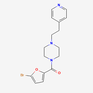 1-(5-Bromo-2-furoyl)-4-(2-pyridin-4-ylethyl)piperazine