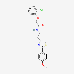 2-(2-chlorophenoxy)-N-{2-[2-(4-methoxyphenyl)-1,3-thiazol-4-yl]ethyl}acetamide