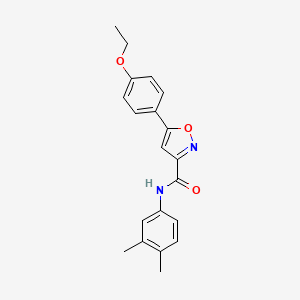 N-(3,4-dimethylphenyl)-5-(4-ethoxyphenyl)-1,2-oxazole-3-carboxamide