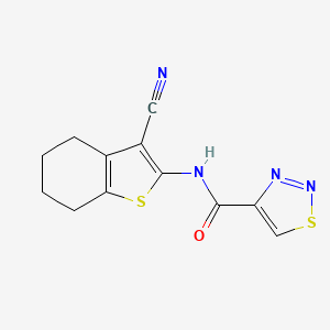 N-(3-cyano-4,5,6,7-tetrahydro-1-benzothiophen-2-yl)-1,2,3-thiadiazole-4-carboxamide