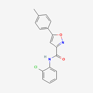 N-(2-chlorophenyl)-5-(4-methylphenyl)-1,2-oxazole-3-carboxamide