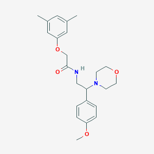 2-(3,5-dimethylphenoxy)-N-[2-(4-methoxyphenyl)-2-(morpholin-4-yl)ethyl]acetamide