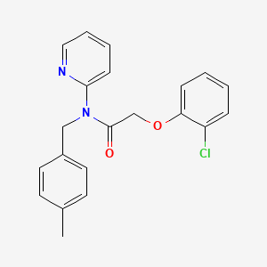 2-(2-chlorophenoxy)-N-(4-methylbenzyl)-N-(pyridin-2-yl)acetamide