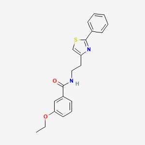 3-ethoxy-N-[2-(2-phenyl-1,3-thiazol-4-yl)ethyl]benzamide