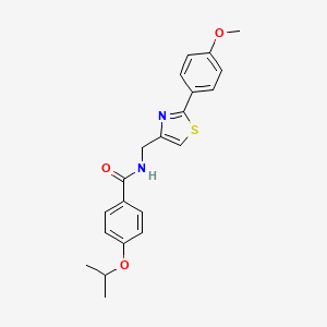 N-{[2-(4-methoxyphenyl)-1,3-thiazol-4-yl]methyl}-4-(propan-2-yloxy)benzamide