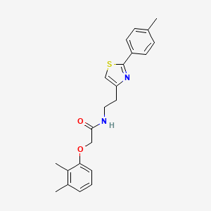 molecular formula C22H24N2O2S B11352423 2-(2,3-dimethylphenoxy)-N-{2-[2-(4-methylphenyl)-1,3-thiazol-4-yl]ethyl}acetamide 