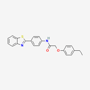 N-[4-(1,3-benzothiazol-2-yl)phenyl]-2-(4-ethylphenoxy)acetamide