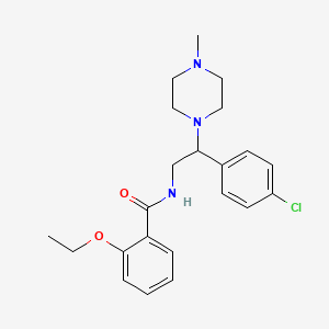 N-[2-(4-chlorophenyl)-2-(4-methylpiperazin-1-yl)ethyl]-2-ethoxybenzamide