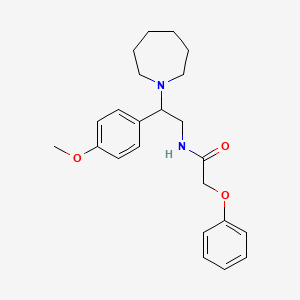 N-[2-(azepan-1-yl)-2-(4-methoxyphenyl)ethyl]-2-phenoxyacetamide