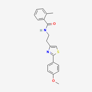 N-{2-[2-(4-methoxyphenyl)-1,3-thiazol-4-yl]ethyl}-2-methylbenzamide