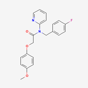 N-(4-fluorobenzyl)-2-(4-methoxyphenoxy)-N-(pyridin-2-yl)acetamide