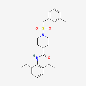 N-(2,6-diethylphenyl)-1-[(3-methylbenzyl)sulfonyl]piperidine-4-carboxamide