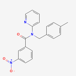 N-(4-methylbenzyl)-3-nitro-N-(pyridin-2-yl)benzamide