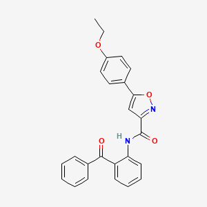 5-(4-ethoxyphenyl)-N-[2-(phenylcarbonyl)phenyl]-1,2-oxazole-3-carboxamide