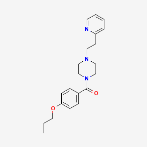 (4-Propoxyphenyl){4-[2-(pyridin-2-yl)ethyl]piperazin-1-yl}methanone