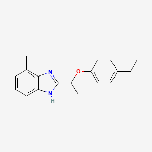 2-[1-(4-ethylphenoxy)ethyl]-4-methyl-1H-benzimidazole