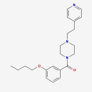 (3-Butoxyphenyl){4-[2-(pyridin-4-yl)ethyl]piperazin-1-yl}methanone