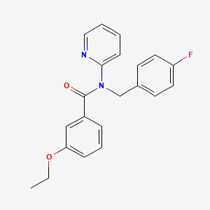 3-ethoxy-N-(4-fluorobenzyl)-N-(pyridin-2-yl)benzamide