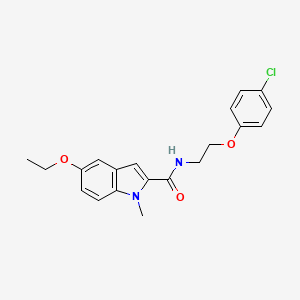 N-[2-(4-chlorophenoxy)ethyl]-5-ethoxy-1-methyl-1H-indole-2-carboxamide