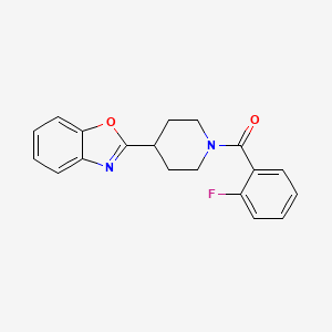 2-[1-(2-Fluorobenzoyl)piperidin-4-yl]-1,3-benzoxazole