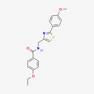 4-ethoxy-N-{[2-(4-methoxyphenyl)-1,3-thiazol-4-yl]methyl}benzamide