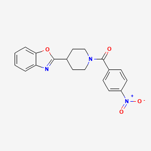 2-[1-(4-Nitrobenzoyl)piperidin-4-yl]-1,3-benzoxazole