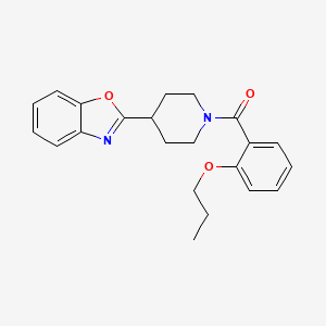 2-[1-(2-Propoxybenzoyl)piperidin-4-yl]-1,3-benzoxazole