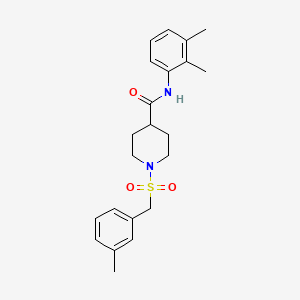 N-(2,3-dimethylphenyl)-1-[(3-methylbenzyl)sulfonyl]piperidine-4-carboxamide