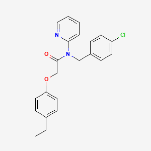 N-(4-chlorobenzyl)-2-(4-ethylphenoxy)-N-(pyridin-2-yl)acetamide