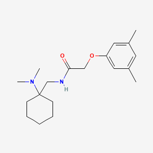 molecular formula C19H30N2O2 B11353354 N-{[1-(dimethylamino)cyclohexyl]methyl}-2-(3,5-dimethylphenoxy)acetamide 