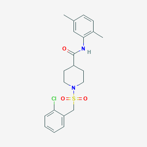 1-[(2-chlorobenzyl)sulfonyl]-N-(2,5-dimethylphenyl)piperidine-4-carboxamide