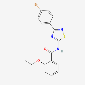 N-[3-(4-bromophenyl)-1,2,4-thiadiazol-5-yl]-2-ethoxybenzamide