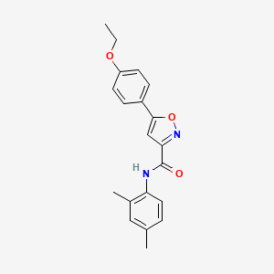 molecular formula C20H20N2O3 B11353578 N-(2,4-dimethylphenyl)-5-(4-ethoxyphenyl)-1,2-oxazole-3-carboxamide 