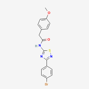 N-[3-(4-bromophenyl)-1,2,4-thiadiazol-5-yl]-2-(4-methoxyphenyl)acetamide