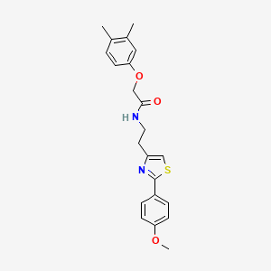 2-(3,4-dimethylphenoxy)-N-{2-[2-(4-methoxyphenyl)-1,3-thiazol-4-yl]ethyl}acetamide