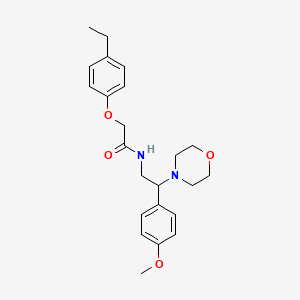 2-(4-ethylphenoxy)-N-[2-(4-methoxyphenyl)-2-(morpholin-4-yl)ethyl]acetamide