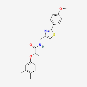 2-(3,4-dimethylphenoxy)-N-{[2-(4-methoxyphenyl)-1,3-thiazol-4-yl]methyl}propanamide