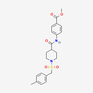 Methyl 4-[({1-[(4-methylbenzyl)sulfonyl]piperidin-4-yl}carbonyl)amino]benzoate