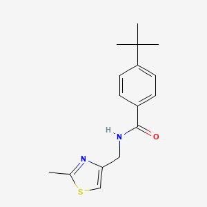 4-tert-butyl-N-[(2-methyl-1,3-thiazol-4-yl)methyl]benzamide