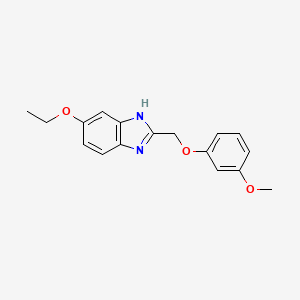 5-ethoxy-2-[(3-methoxyphenoxy)methyl]-1H-benzimidazole