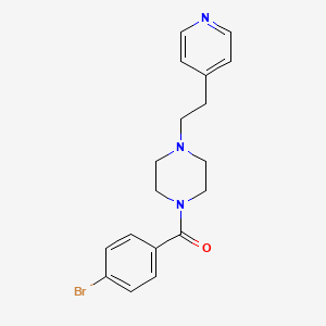 (4-Bromophenyl){4-[2-(pyridin-4-yl)ethyl]piperazin-1-yl}methanone