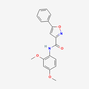 N-(2,4-dimethoxyphenyl)-5-phenyl-1,2-oxazole-3-carboxamide