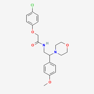 2-(4-chlorophenoxy)-N-[2-(4-methoxyphenyl)-2-(morpholin-4-yl)ethyl]acetamide